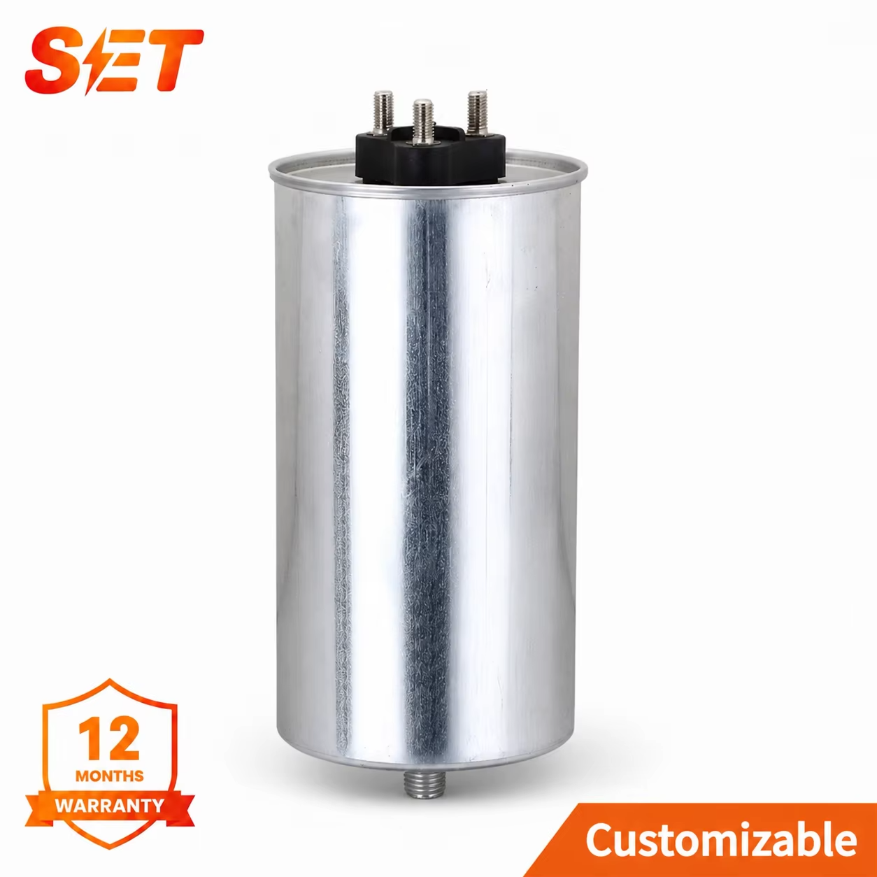 Self-healing MKP Cylindrical Capacitor 5kvar-30kvar Single Phase Disconnector Safety Type M