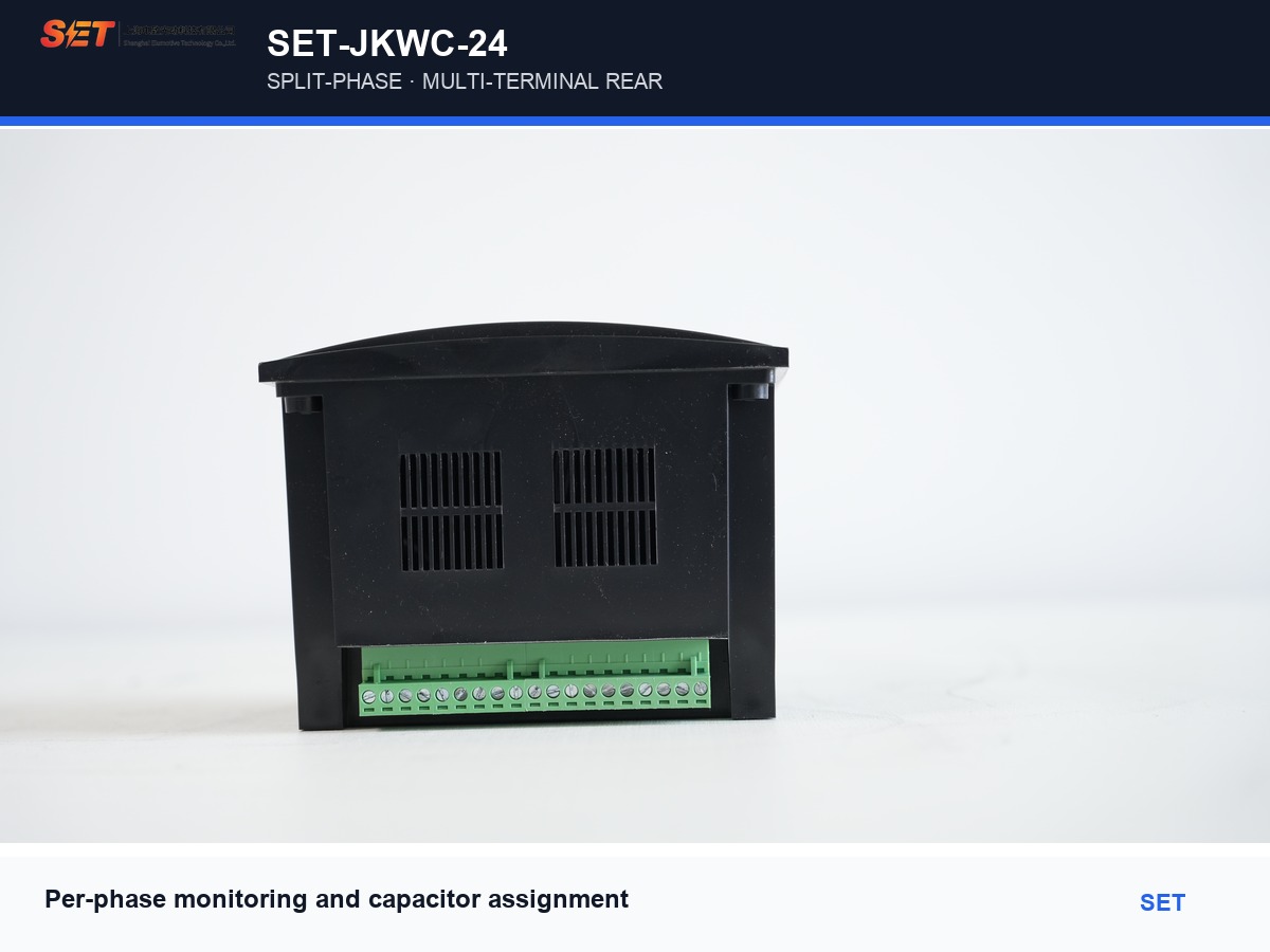 SET-JKWC-24 split-phase controller rear multi-terminal connection