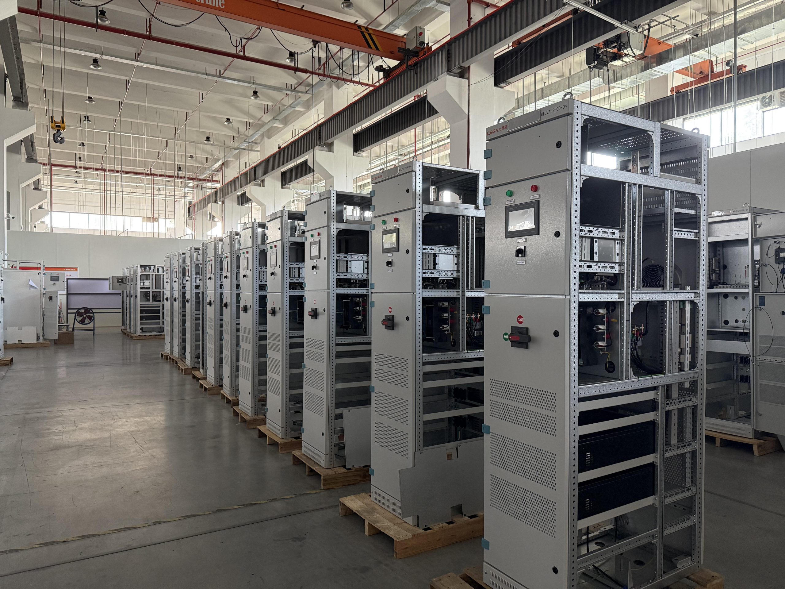 Power quality cabinet assembly line for industrial projects