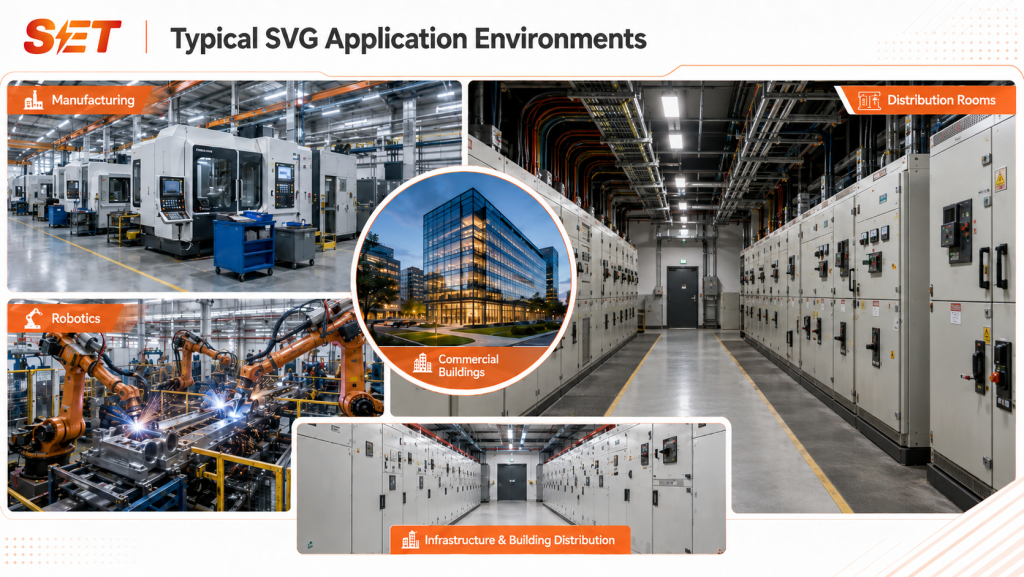 SVG for three-phase load balancing in industrial applications