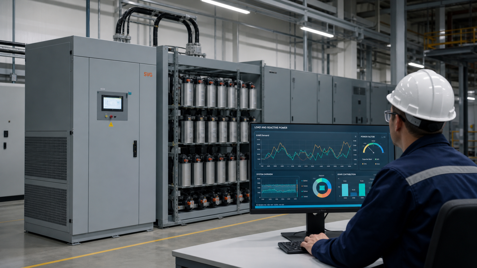 hybrid VAR compensation sizing for industrial power quality