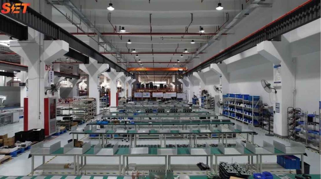 Elumotive production line for EV charging power quality equipment