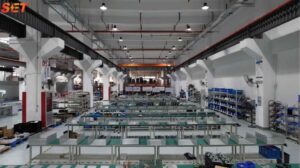 Elumotive production line for EV charging power quality equipment
