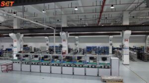Elumotive production line for active and passive harmonic filter applications