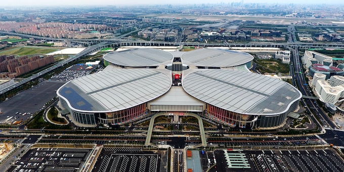 Shanghai National Exhibition & Convention Center APF + SVG Solution at Commercial Complex