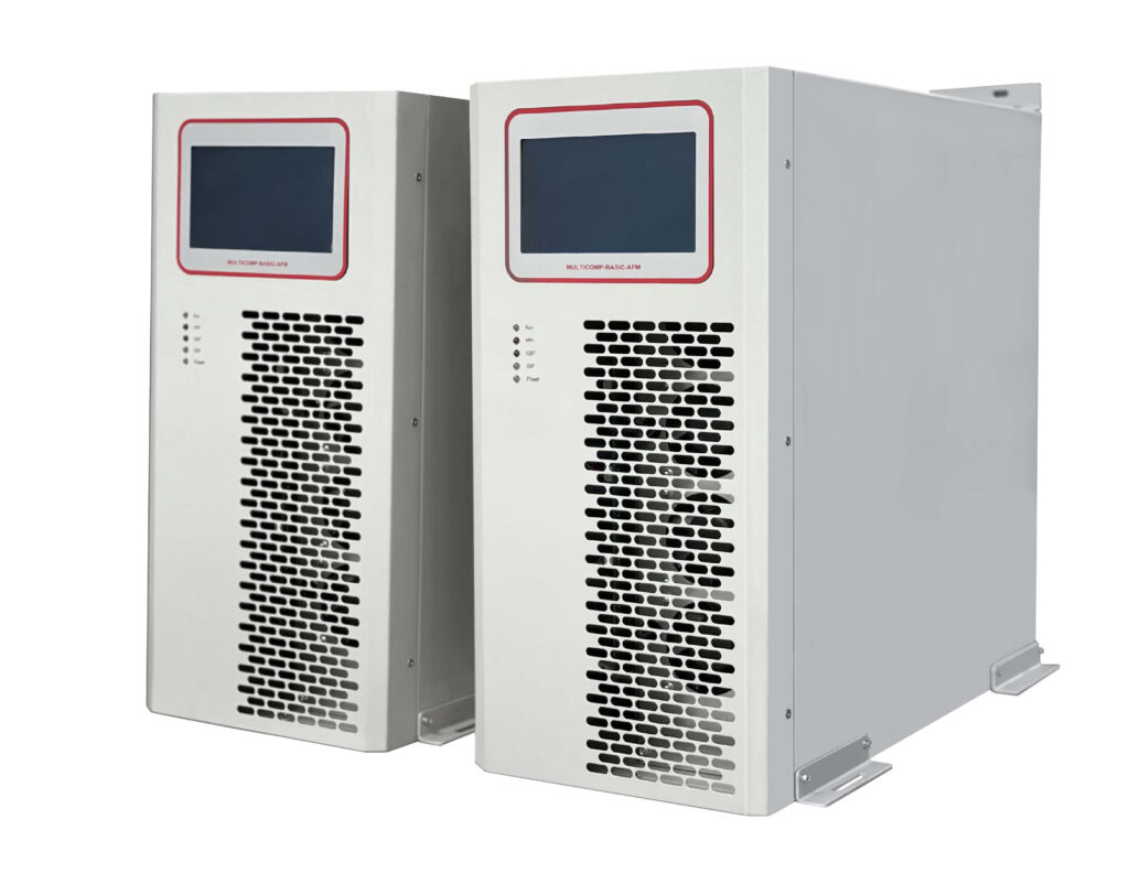 LCD Touch Screen Power-quality converter modular cabinets prepared for AHF acceptance testing by Shanghai Elumotive Tech