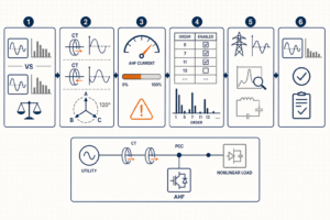 Active harmonic filter not reducing THDi troubleshooting workflow
